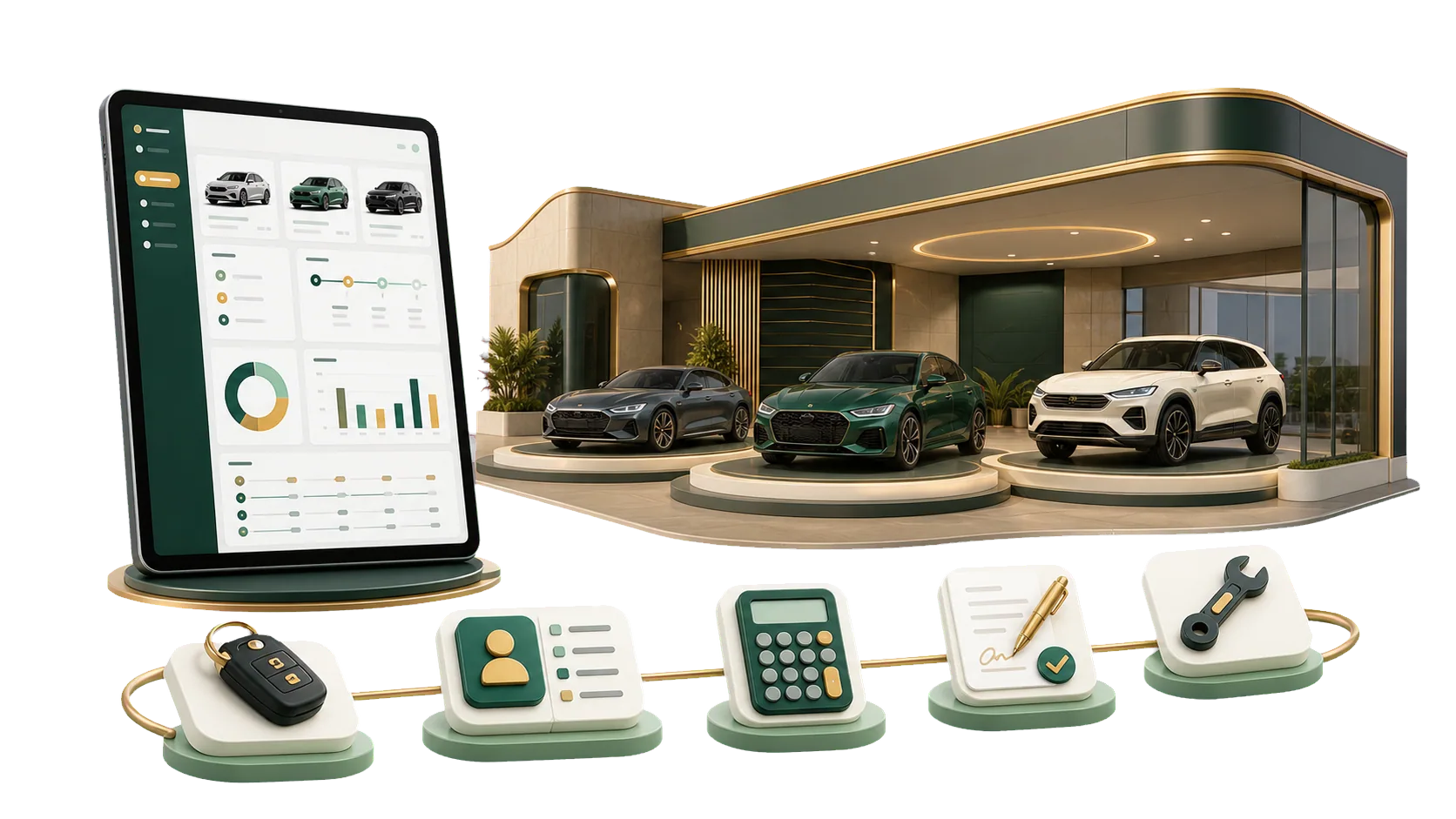 نظام ERPNext لإدارة معارض السيارات من أيبان