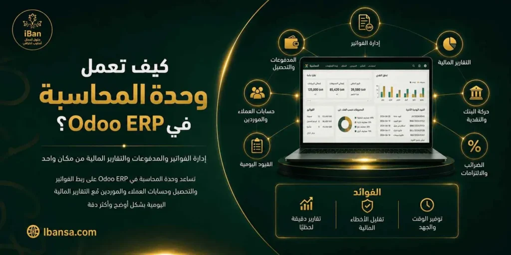 أهم وحدات Odoo ERP: المحاسبة، المخزون، والمبيعات في منصة واحدة