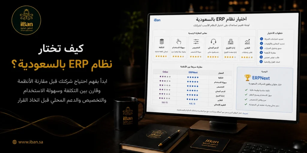 كيف تختار نظام ERP بالسعودية بذكاء ولماذا ERPNext خيار قوي؟