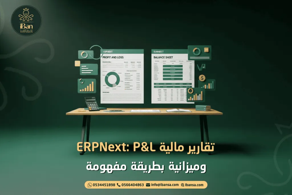 التقارير المالية في ERPNext