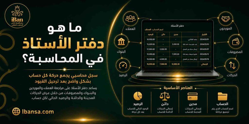 دفتر الأستاذ في المحاسبة وكيف يساعد ERPNext في تتبع الحسابات؟