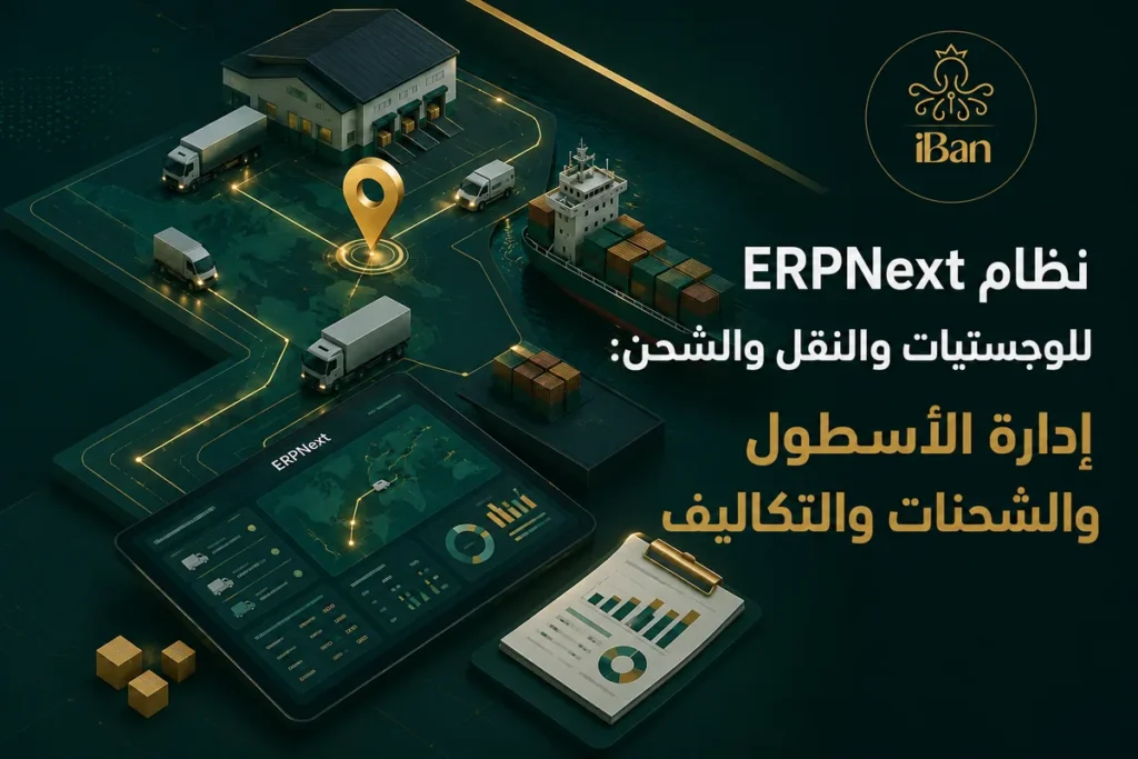 نظام ERPNext للوجستيات والنقل والشحن: إدارة الأسطول والشحنات والتكاليف
